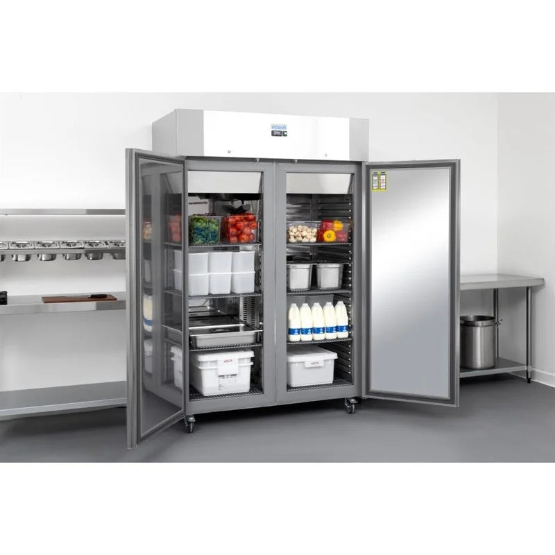 Polar U-Serie Gastro Kühlschrank 1400 Liter, hohe Energieeffizienz