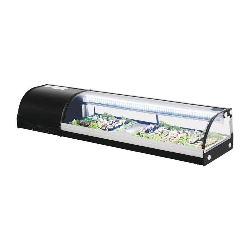 Polar G-Serie Sushi-Kühlvitrine 150cm