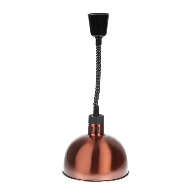 Lampe chauffante ronde extensible Buffalo finition cuivre