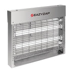 Eazyzap LED Insektenvernichter 30m² 8W, gebürsteter Edelstahl, energieeffizient
