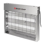Eazyzap LED Insektenvernichter 30m² 8W, gebürsteter Edelstahl, energieeffizient
