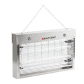 Eazyzap LED Insektenvernichter 100m² 14W, gebürsteter Edelstahl, energieeffizient