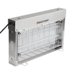 Eazyzap LED Insektenvernichter 100m² 14W, gebürsteter Edelstahl, energieeffizient