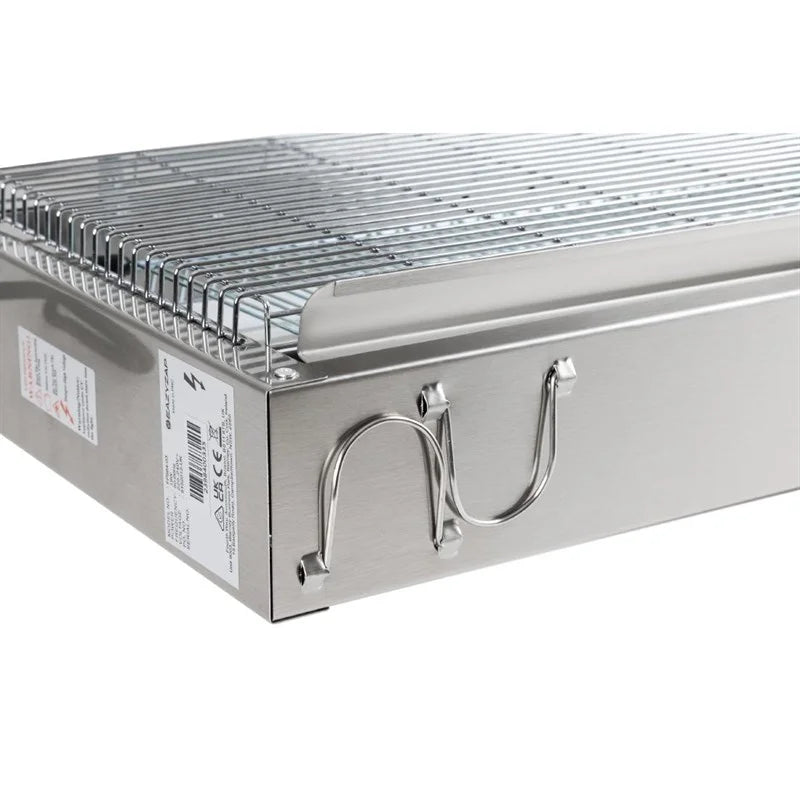 Eazyzap LED Insektenvernichter 100m² 14W, gebürsteter Edelstahl, energieeffizient