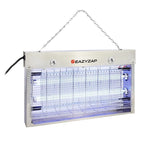 Eazyzap LED Insektenvernichter 100m² 14W, gebürsteter Edelstahl, energieeffizient