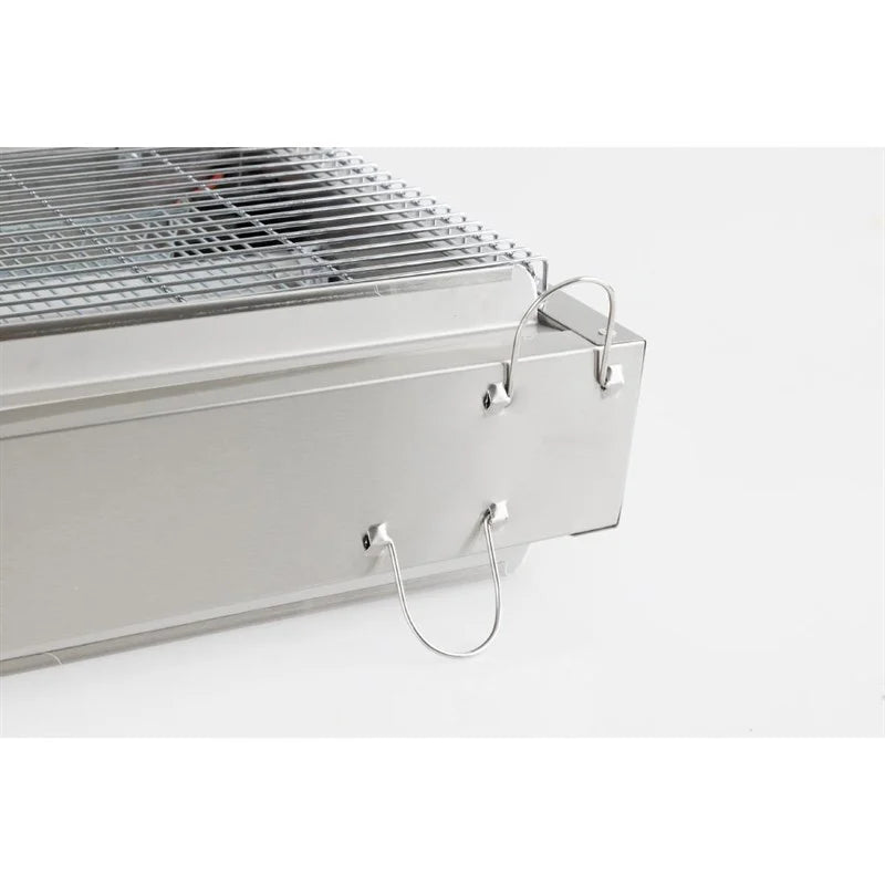 Eazyzap LED Insektenvernichter 150m² 20W, gebürsteter Edelstahl, energieeffizient