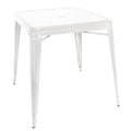 Bolero Bistro quadratischer Stahltisch weiß 668 mm