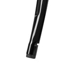 Table bistro carrée en acier Bolero noire 660 mm