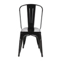 Chaises d’appoint Bolero Bistro en acier noir (lot de 4)