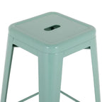 Bolero Bistro Metall Hohe Hocker Olivgrün (4 Stück)