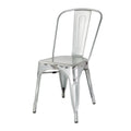 Chaises de bistrot Bolero en acier galvanisé (lot de 4)