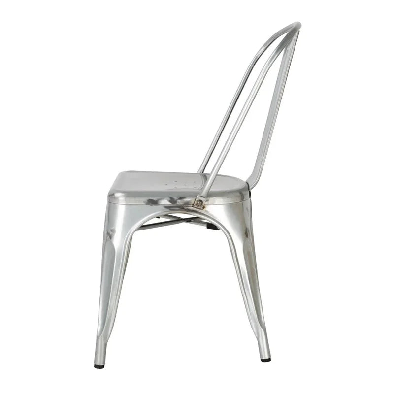 Chaises de bistrot Bolero en acier galvanisé (lot de 4)