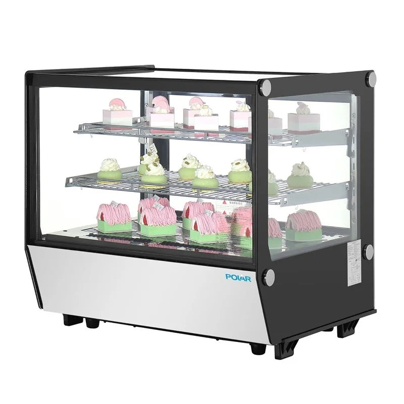 Polar G-Serie Tischkühlvitrine 120 Liter, quadratisch
