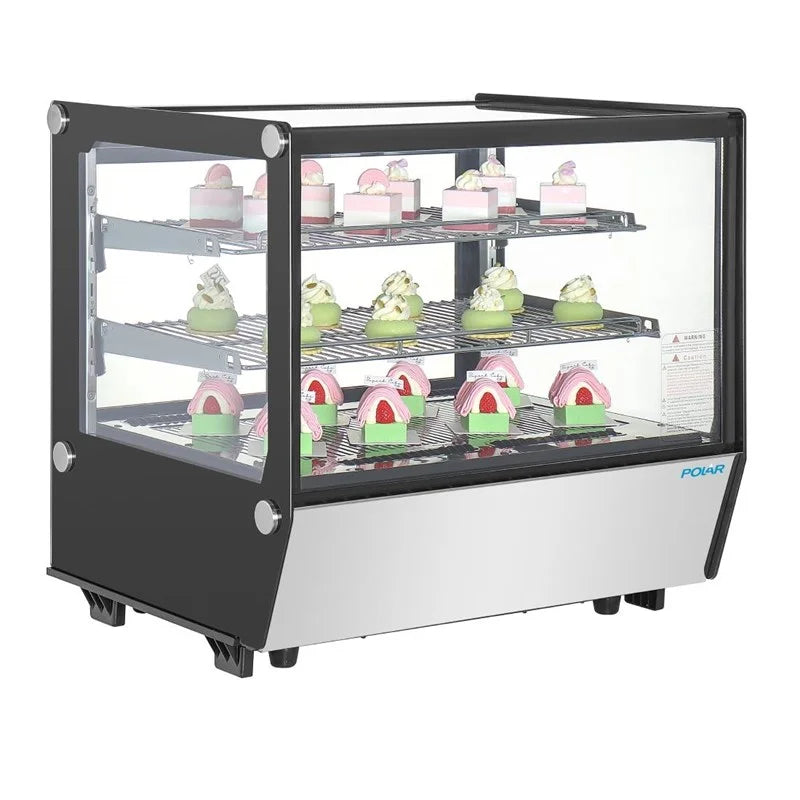 Polar G-Serie Tischkühlvitrine 120 Liter, quadratisch