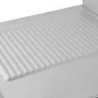 Spülzentrum Basic 12x7 mit 1 Becken rechts, Aufkantung und Grundboden