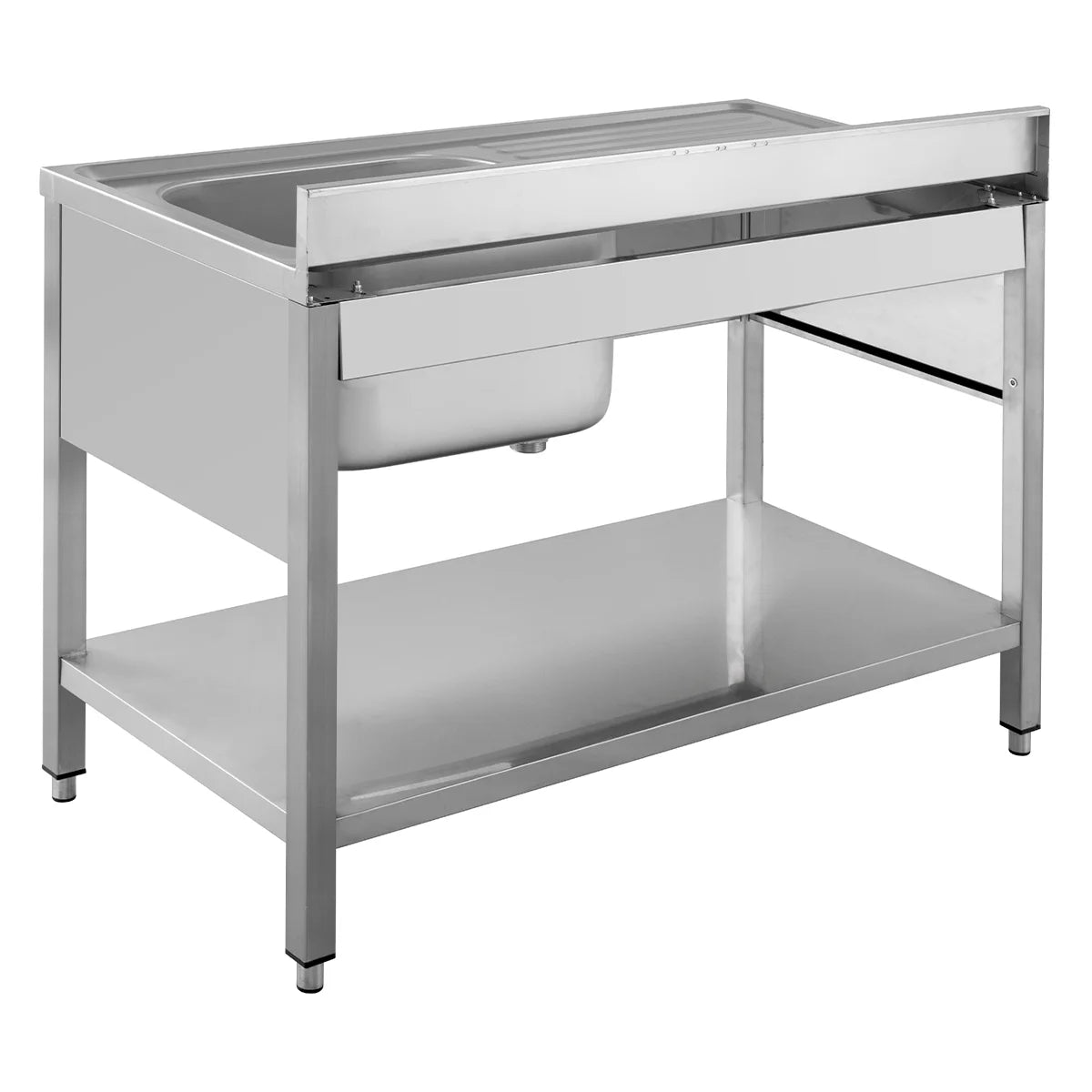 Table de lavage ECO 10x6 avec 1 bac à droite