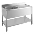 Spültisch ECO 10x6 mit 1 Becken links