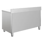 Edelstahl-Arbeitsschrank ECO 18x6 mit Aufkantung