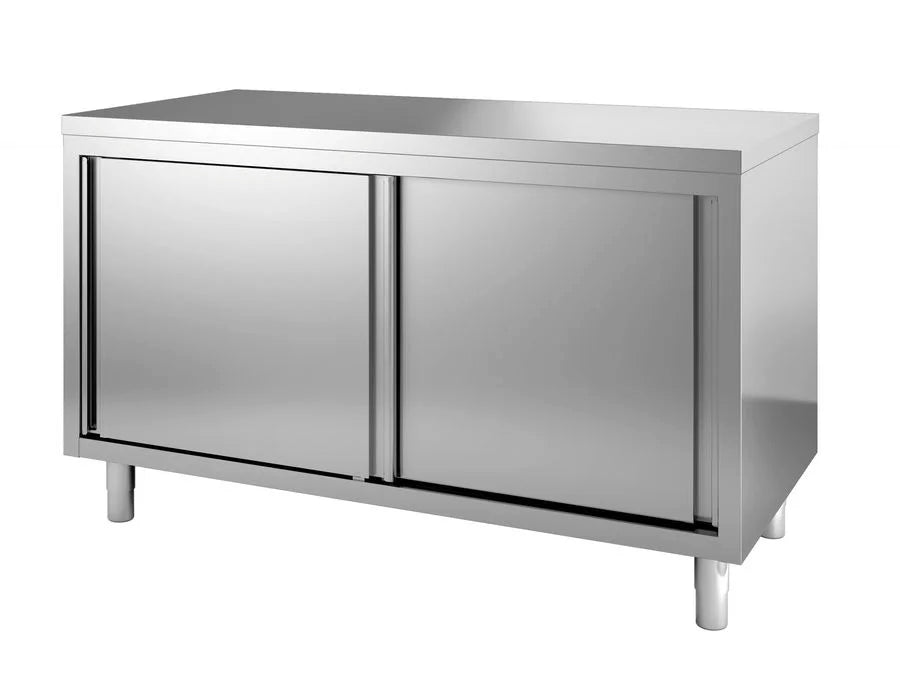 Edelstahl Durchreicheschrank ECO 10x7 mit Schiebetüren