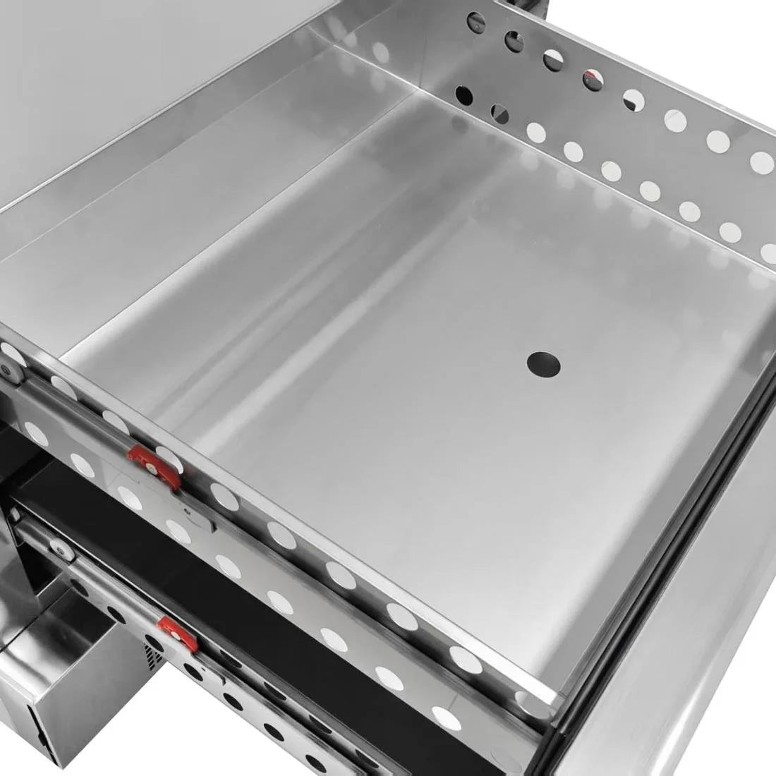 Polar Série U Table réfrigérée et de congélation sous-comptoir avec 2 tiroirs 4x GN1/1