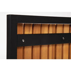 Chaises Bolero en acier et bois d’acacia sans accoudoirs - lot de 4