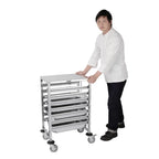 Chariot à grilles Vogue ECO GN 1/1 avec 7 niveaux