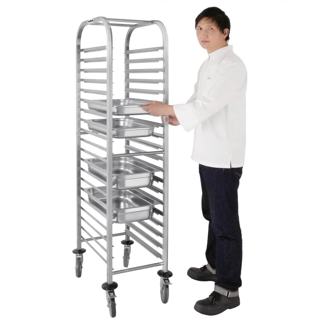 Chariot à grilles Vogue ECO GN 1/1 avec 20 niveaux