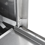 Gläserspülmaschine ECO 40x40 cm Korbmaß, mit Reiniger- & Klarspüldosierer, mit Ablaufpumpe & Enthärter, Made in Europe, 230 Volt