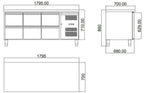 Kühltisch ECO 0/6 - GN 1/1