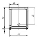 Armoire réfrigérée professionnelle PROFI 700 GN 2/1 Superior