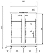 Kühlschrank PROFI 1400 GN 2/1 Superior
