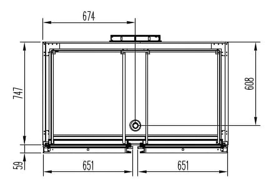 Kühlschrank PROFI 1400 GN 2/1 Superior
