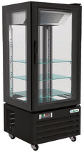 FORCAR Standtiefkühlvitrine LDC65B 280 Liter, LED-Beleuchtung, schwarz