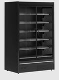 Tefcold Supermarkt Wandkühlregal Multideck MDCA1250HB schwarz, 1330 mm
