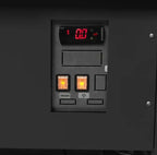 Tefcold Bedien-Kühltheke SOCA45INTB 45 Grad Eckstück 1120 mm, LED, schwarz
