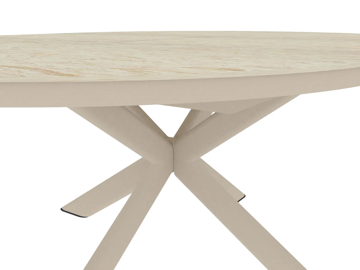 barths Fellow ausziehbarer Dining-Tisch 145/200 x 145 cm - Sand