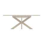barths Fellow ausziehbarer Dining-Tisch 145/200 x 145 cm - Sand