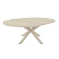 barths Fellow ausziehbarer Dining-Tisch 145/200 x 145 cm - Sand
