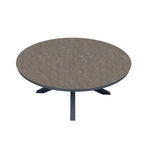 barths Fellow ausziehbarer Dining-Tisch 145/200 x 145 cm - Anthrazit