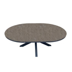 barths Fellow ausziehbarer Dining-Tisch 145/200 x 145 cm - Anthrazit