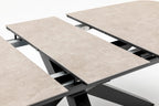 barths Torino ausziehbarer Dining-Tisch 180/220 x 100 cm - Anthrazit