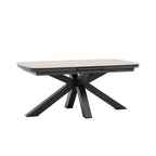barths Torino ausziehbarer Dining-Tisch 180/220 x 100 cm - Anthrazit
