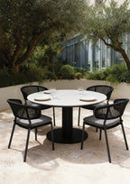 barths Porto runder Dining-Tisch Ø 150 cm - Anthrazit