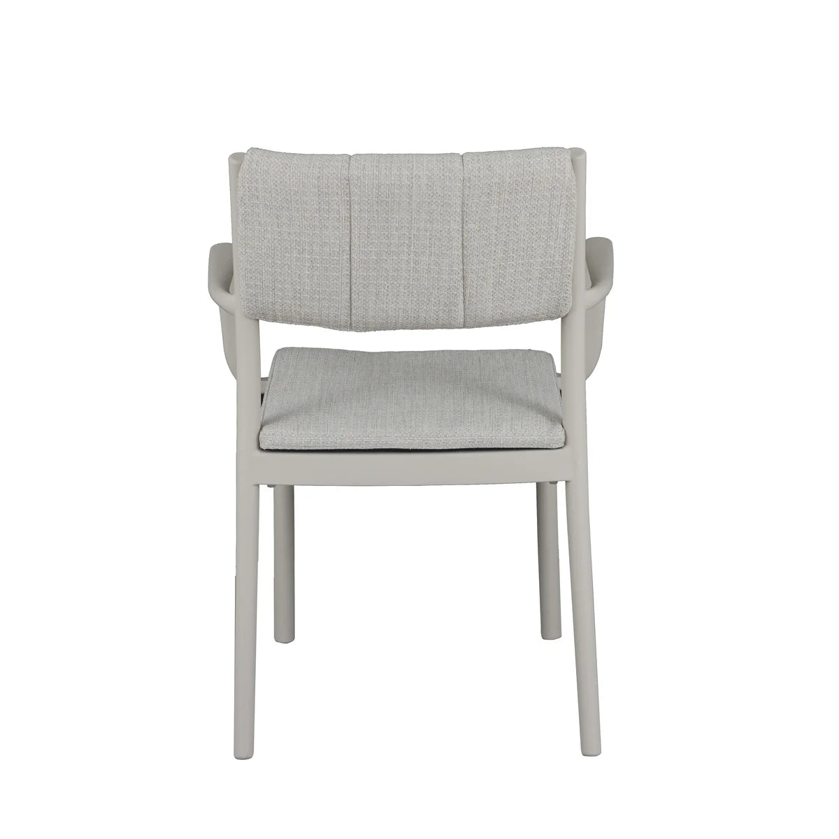 Chaise empilable FEROS Rocco avec accoudoirs - Sable