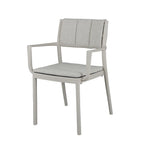 Chaise empilable FEROS Rocco avec accoudoirs - Sable