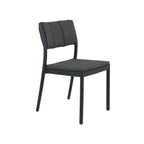 Chaise empilable FEROS Rocco - Noir
