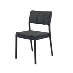 Chaise empilable FEROS Rocco - Noir