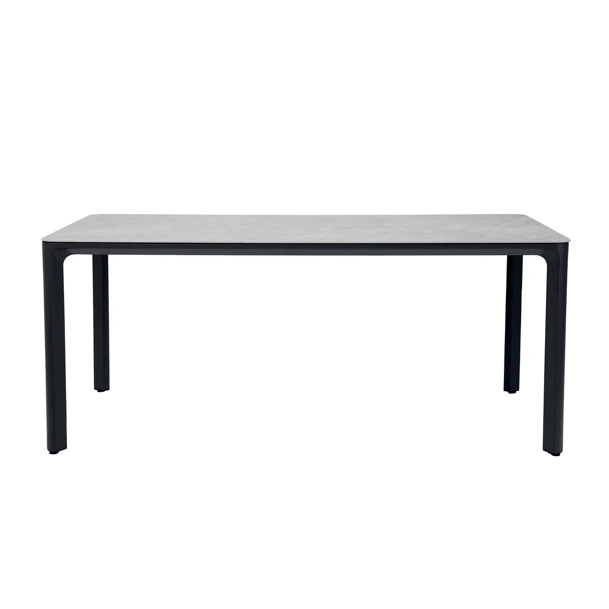 barths Belfort rechteckiger Dining-Tisch 140 x 90 cm - Anthrazit