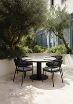 barths Porto runder Dining-Tisch Ø 150 cm - Anthrazit