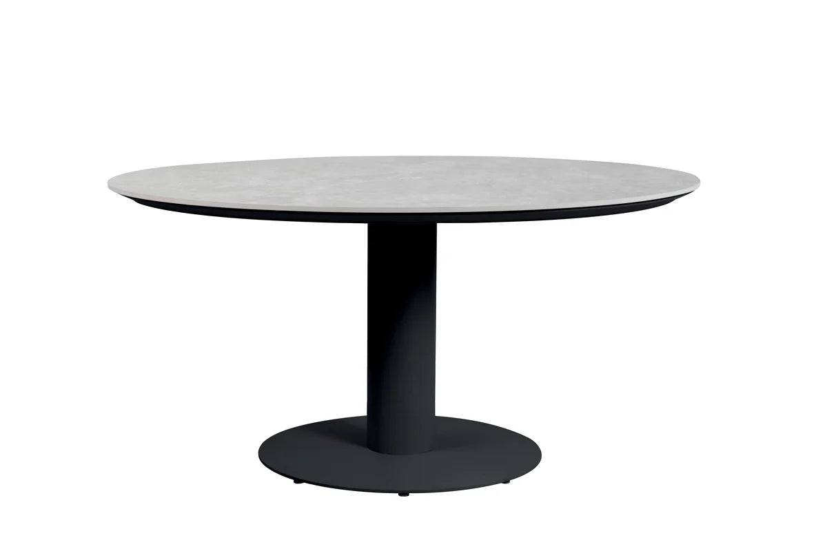 barths Porto runder Dining-Tisch Ø 150 cm - Anthrazit